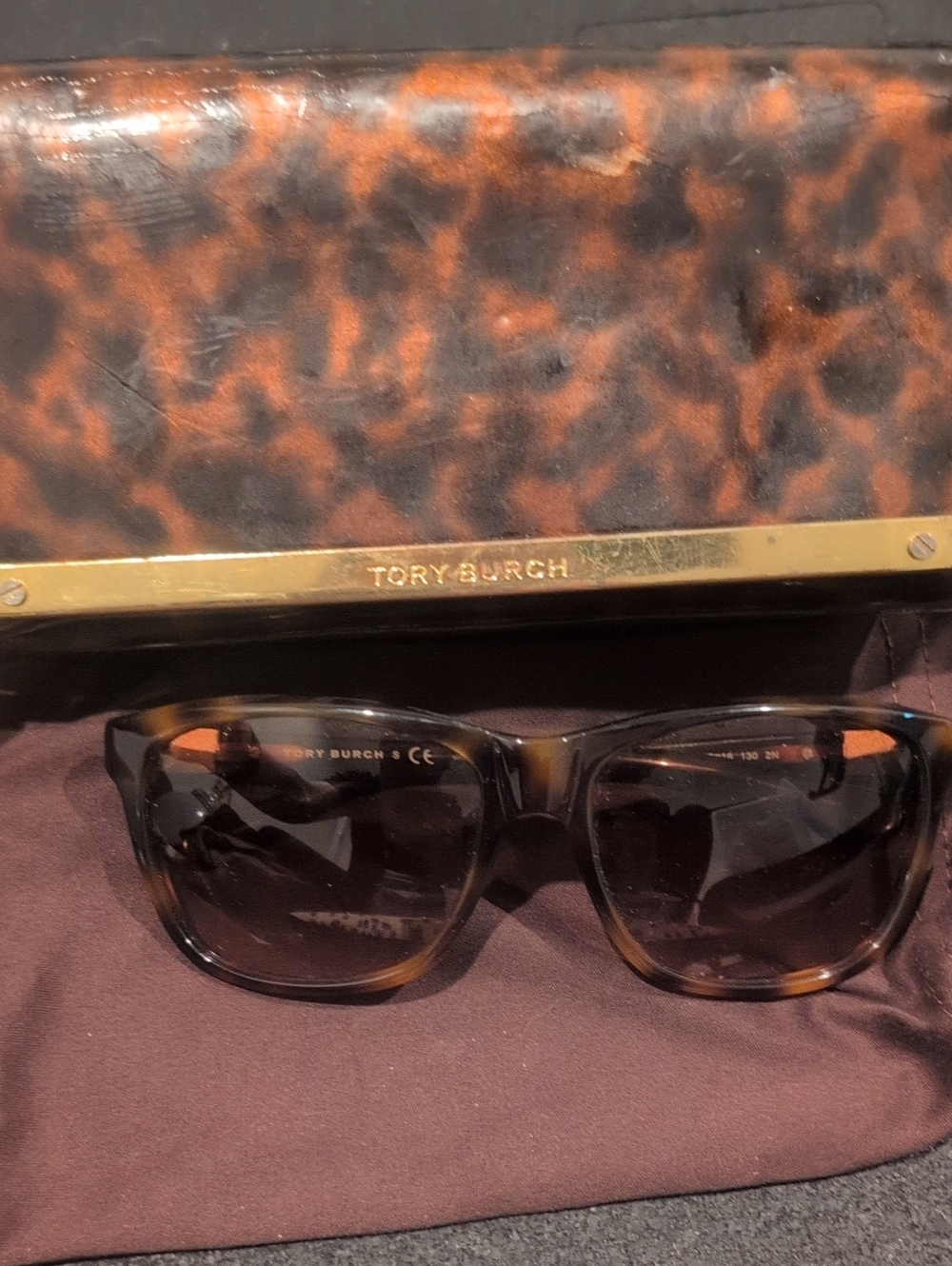Tory Burch Tortoiseshell Sunglasses - Brown Tortoise
